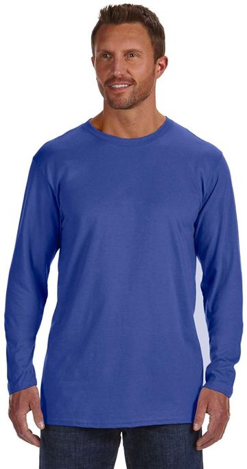 Hanes Adult 4.5-ounce., 100% Ringspun Cotton nano-T® Long-Sleeve T-Shirt